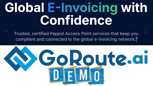 Global E-Invoicing Platform Demo — GoRoute tutorial recording thumbnail